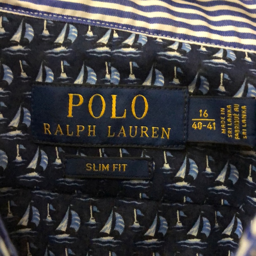 Polo Ralph Lauren Sail Boat Dress Shirt - Picture 4 of 5
